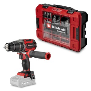Einhell TP-CD 18/70 Li-i BL akkus ütvefúró-csavarozó E-Case kofferrel és tartozékkészlettel.