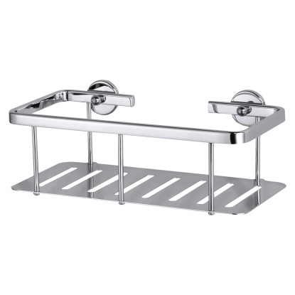 tesa ALUXX zuhanypolc magasfényű krómozott alumínium ragasztós rögzítésű