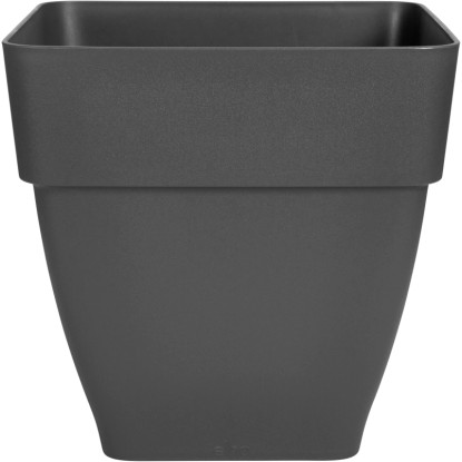 Elho virágcserép Vibia Campana négyzet alapú 30 cm x 30 cm x 28 cm antracit
