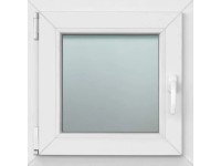 PVC ablak fehér 58 cm x 88 cm b/ny bal 3-rétegű üveg PVC ablak fehér 58 cm x 88 cm b/ny bal 3-rétegű üveg