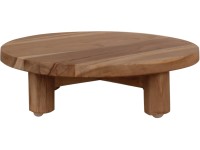 Tíkfa talapzat 30 cm x 8 cm barna