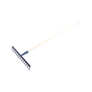 LUX gereblye 14 foggal és 150 cm-es nyéllel kertészkedéshez.