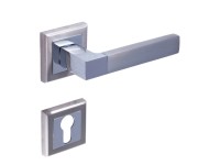 Star kilincs rozettás CZ szatén/króm