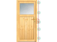 NET 504-88 fa mellékbejárati ajtó lucfenyő natúr 88 cm x 200 cm jobb ütközővel NET 504-88 fa mellékbejárati ajtó lucfenyő natúr 88 cm x 200 cm jobb ütközővel
