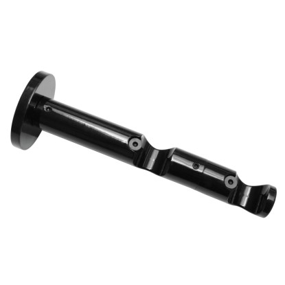 Gardinia Chicago kombinált kétsoros tartókonzol nyitott fekete 8 / 6 cm