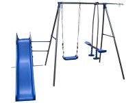 Peter kerti játszótér fém kék 185 cm x 315 cm Peter kerti játszótér fém kék 185 cm x 315 cm