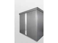 Biohort színezett akrilüveg panel Neo szerszámos házhoz sötétszürke-metál