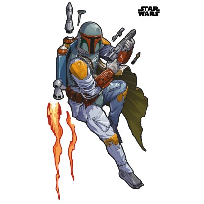 Komar öntapadó nemszőtt fotótapéta Star Wars XXL Boba Fett 127 cm x 200 cm