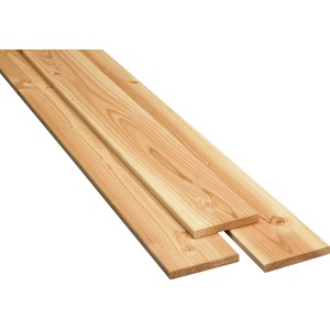 Simított élű deszka douglas fenyőből, 19x70x2000 mm, kezeletlen fa beltéri és kültéri használatra.