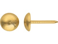 LUX kárpitos díszszeg hosszúság: 8 mm sárgaréz bevonatú 55 darab LUX kárpitos díszszeg hosszúság: 8 mm sárgaréz bevonatú 55 darab