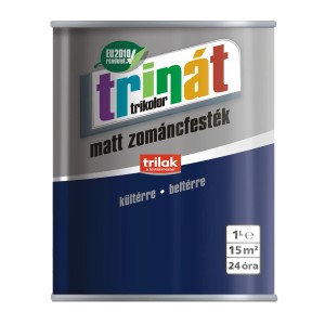 Trinat Trikolor matt zománcfesték beltéri és kültéri használatra. Fehér falfesték.