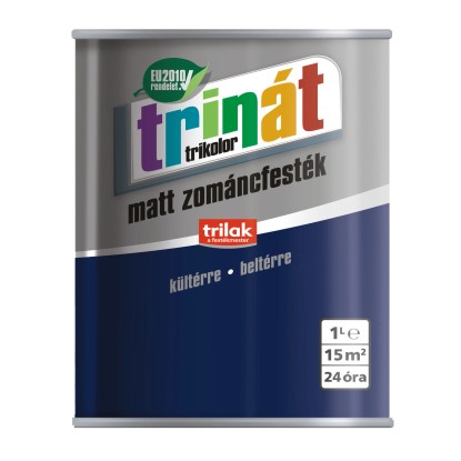 Trinát zománcfesték matt 100 fehér 1 l
