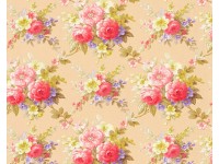 AS Creation Chateau 34508-2 tapéta 10,05 m x 0,53 m piros virág mintás