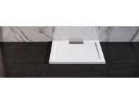 PETRA Zuhanytálca szögletes öntött márvány 100x100x3,5 cm