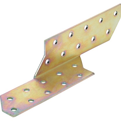 Szarufa-szelemen kikötő jobbos 32 mm x 32 mm x 170 mm fehér horganyzott 10 darab