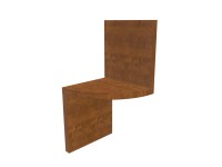 Sarok polc szett alap csomag kalvados