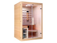 Twincombi infra- és finn szauna kombináció 2 személyes 130 cm x 120 cm Twincombi infra- és finn szauna kombináció 2 személyes 130 cm x 120 cm
