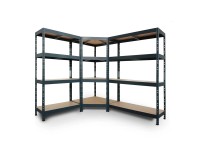 AR Shelving Rivet készlet 180 x 180 x 210 x 45 cm 4 HDF polccal antracit