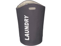 Wenko Lumo szennyesgyűjtő sötétszürke-bézs 65 l