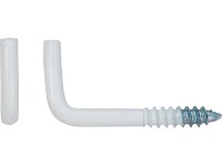 LUX csavaros kampó 2,8 mm x 30 mm fehér 4 darab LUX csavaros kampó 2,8 mm x 30 mm fehér 4 darab