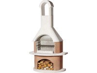 Buschbeck Bali grillezőkemence fehér-terrakotta