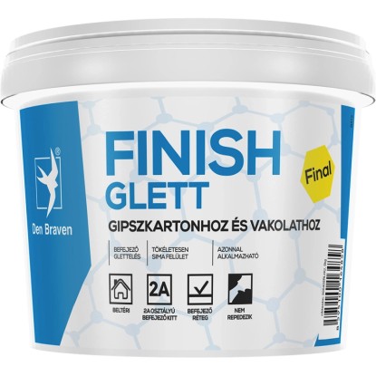 Den Braven Finish glett gipszkartonhoz 14 kg
