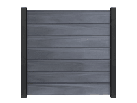 GroJaSolid ledugható kerítés Premium kőszürke 180 cm x 180 cm