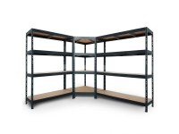 AR Shelving Rivet készlet 180 x 210 x 240 x 45 cm 4 HDF polccal antracit