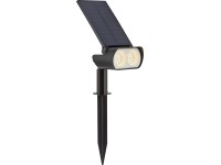 Napelemes spotlámpa Cosenza LED-es 35 cm x 19,5 cm x 9,5 cm fekete