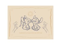 Komar falikép Disney Lilo and Stitch Your Day in the Sun 40 cm x 30 cm Komar falikép Disney Lilo and Stitch Your Day in the Sun 40 cm x 30 cm