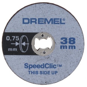 Dremel SC409 vékony vágókorong miniatűr szerszámokhoz, SpeedClic rendszer, 38 mm átmérő.