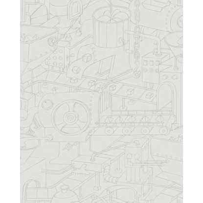 Komar Doodle Factory vliestapéta 200 cm x 250 cm