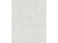 Komar Doodle Factory vliestapéta 200 cm x 250 cm