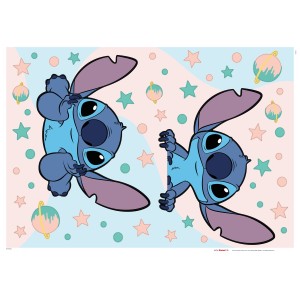 Komar Deko-Sticker Stitch Dream Stitch motívummal a fal dekorációjához a gyerekszobában.