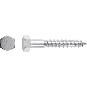 Hatszögfejű facsavar, 5x40 mm, 4 darab, ideális fa kötéseihez.