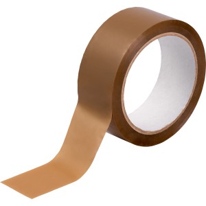 Tekercs barna LUX csomagolószalag, 38 mm x 66 m, csomagok lezárásához.
