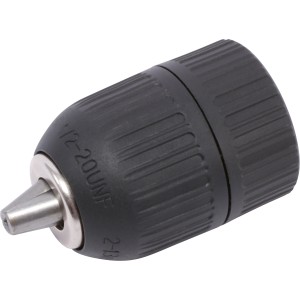 LUX gyorsbefogó fúrótokmány, 13 mm, a fúrófejek gyors, szerszám nélküli cseréjéhez.