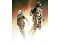 Komar nemszőtt fotótapéta Star Wars The Mandalorian Flight többszínű