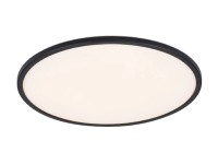 Rábalux Ezio  beltéri Ráépíthető és Beépíthető lámpa matt fekete LED 36W 3600lm