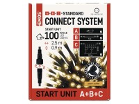 EMOS CNT Kezdő készlet - jégcsapok 2,5 m 100 LED IP 44 12 W meleg fehér időzítő