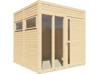 Bertilo Cubus 2 Office kerti faház natúr 226 cm x 234 cm FSC® Bertilo Cubus 2 Office kerti faház natúr 226 cm x 234 cm FSC®