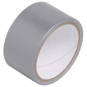 LUX Szövet ragasztószalag ezüst, 10 m x 50 mm, javításhoz és rögzítéshez.