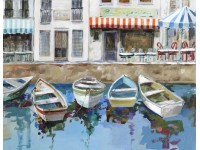 Premium Art Olajfestmény 35 cm x 45 cm táj Premium Art Olajfestmény 35 cm x 45 cm táj