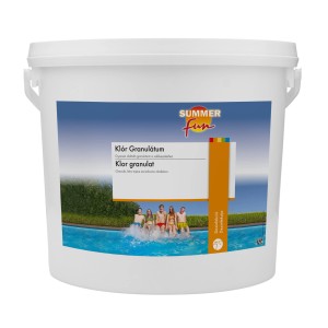 Summer Fun 5 kg-os klór gyorsfertőtlenítő vödör medencéhez.