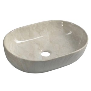 Sapho DALMA kerámiamosdó 59 cm x 42 cm bézs márvány