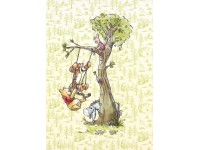 Komar vlies fotótapéta Winnie Pooh in the wood 200 cm x 280 cm