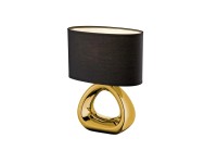 Trio Gizeh asztali lámpa 34 cm fekete - arany