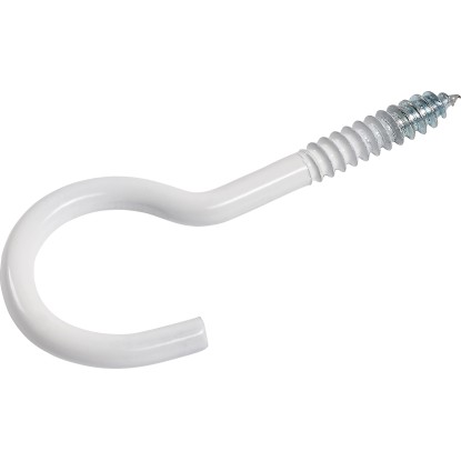 LUX ruhaszárítókötél-akasztó 4,4 mm x 50 mm fehér 4 darab