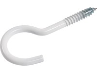 LUX ruhaszárítókötél-akasztó 4,4 mm x 50 mm fehér 4 darab