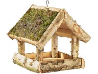 Madáretető nyír mohatetővel kicsi Madáretető nyír mohatetővel kicsi